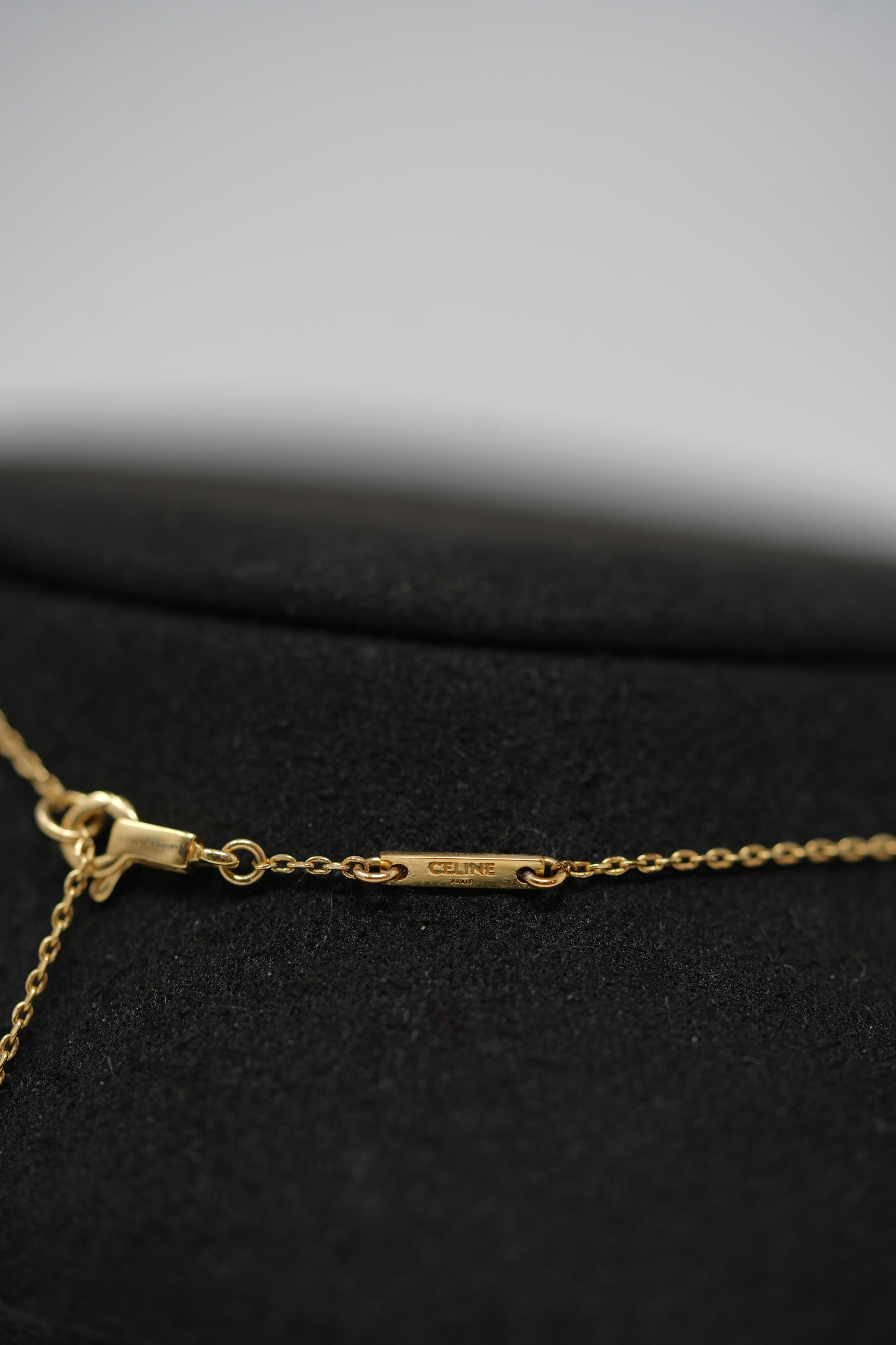 Celine Pearl Heart Necklace