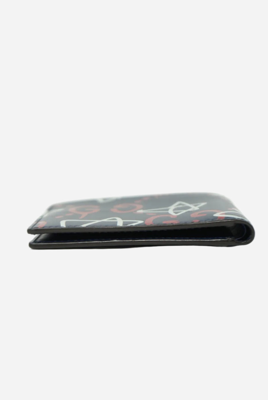 Gucci Pattern Wallet Blue Leather