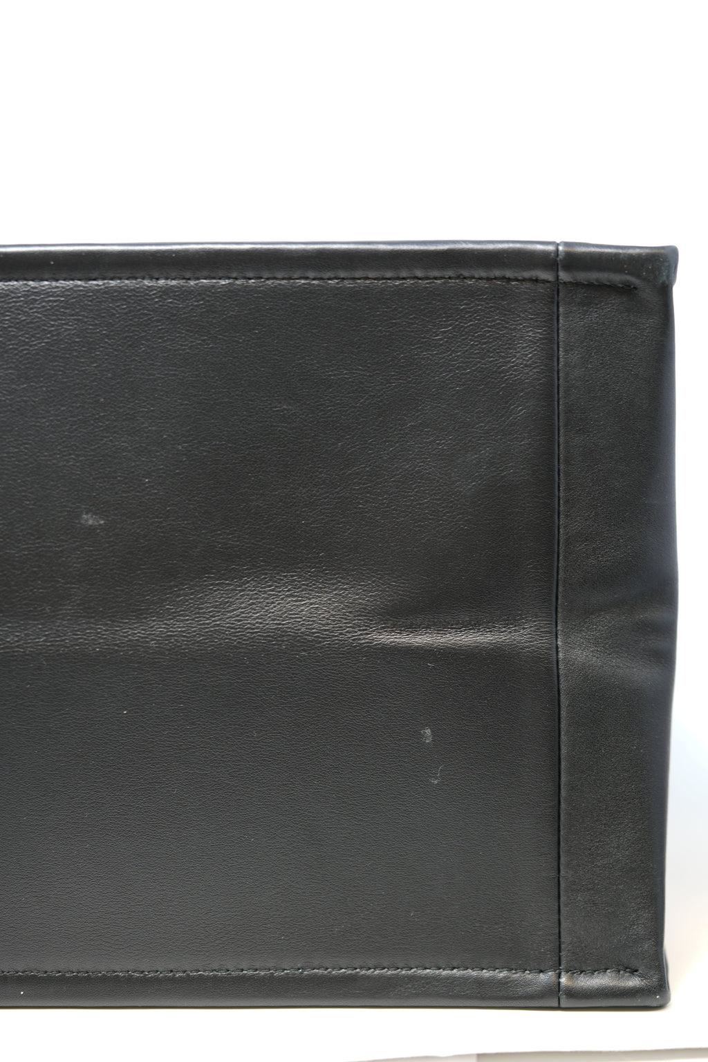 Dior Black Leather Large Book Tote