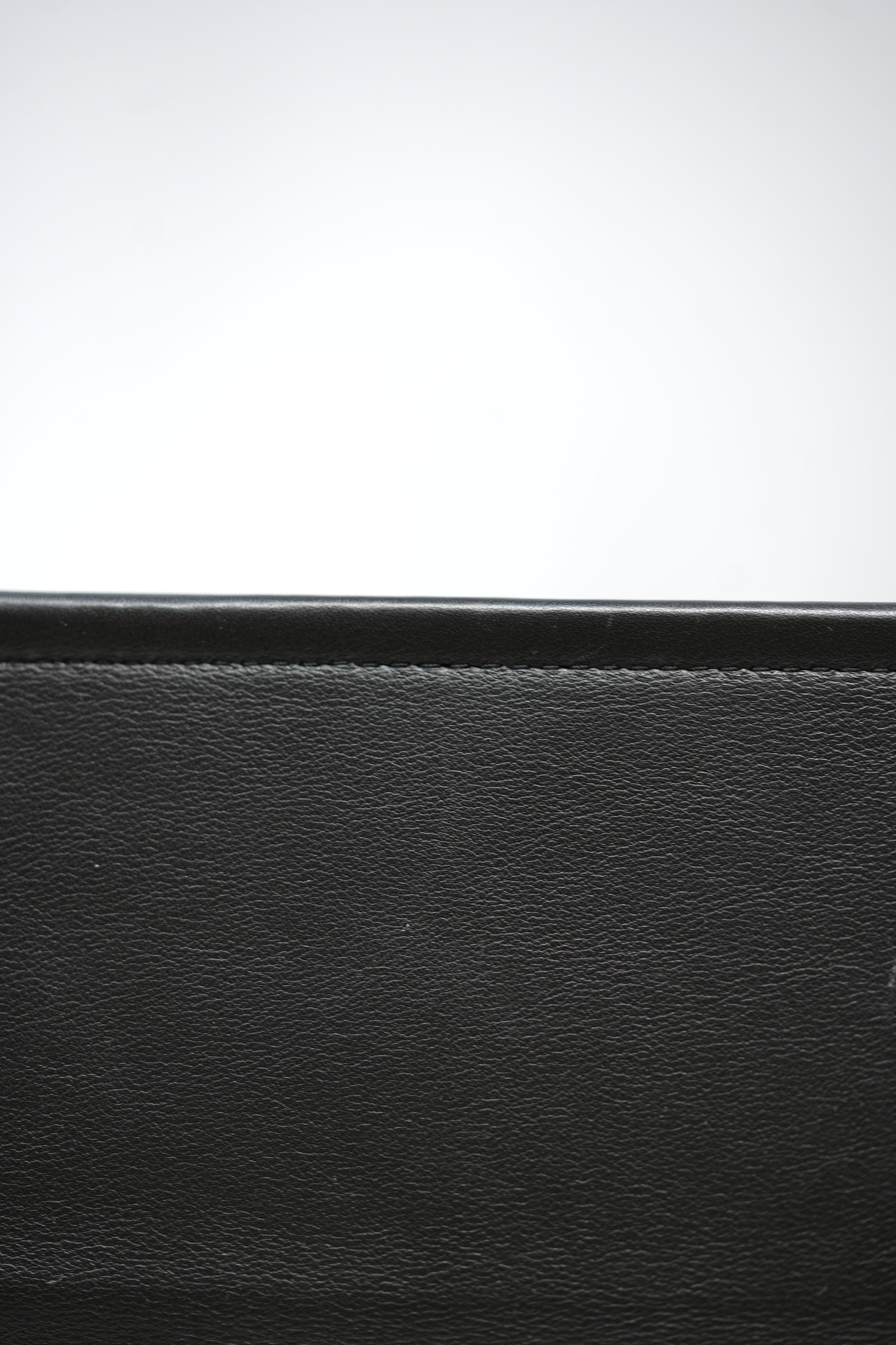 Dior Black Leather Large Book Tote