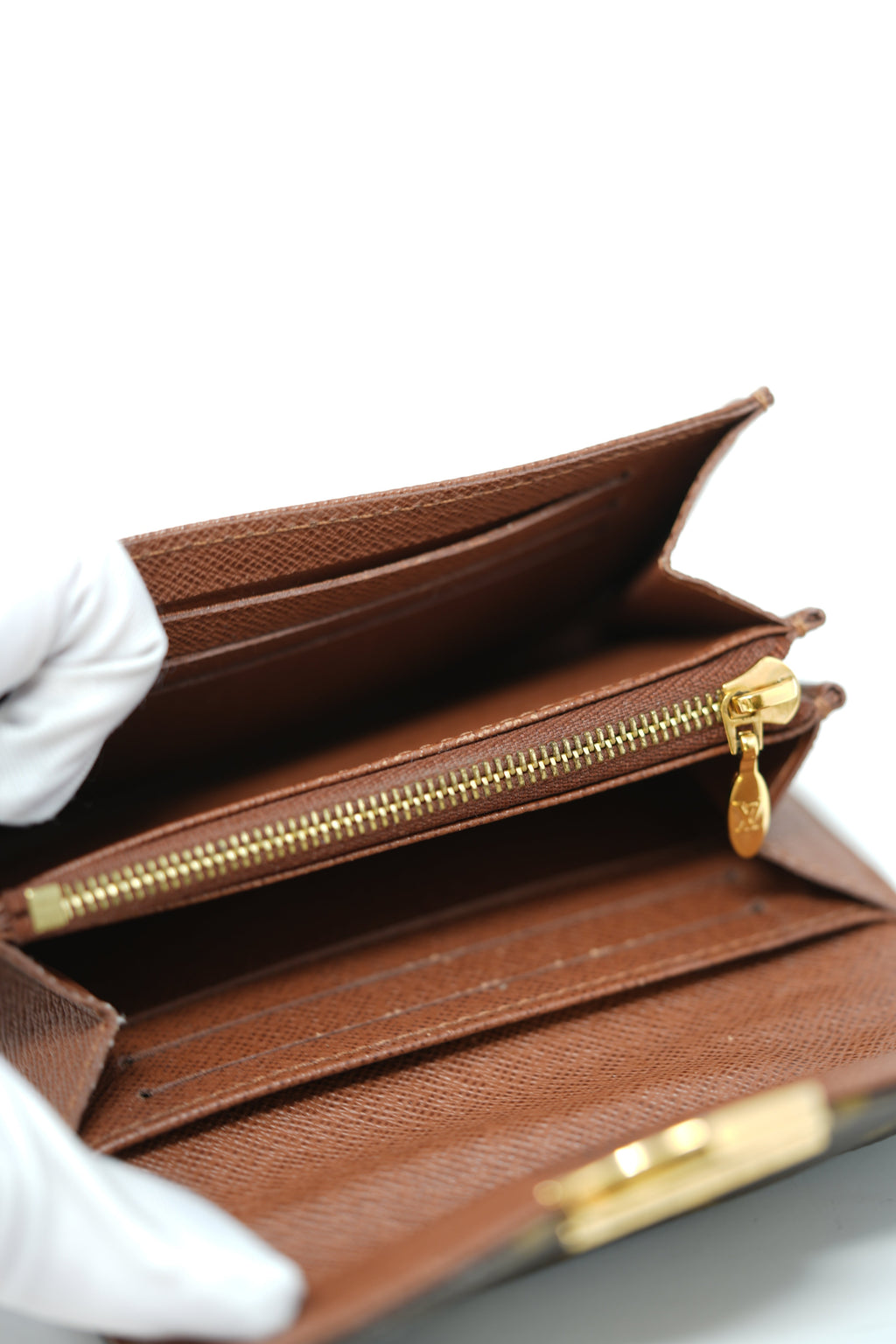 Louis Vuitton 2010 Brown Monogram Canvas Etoile Portefeuille Wallet