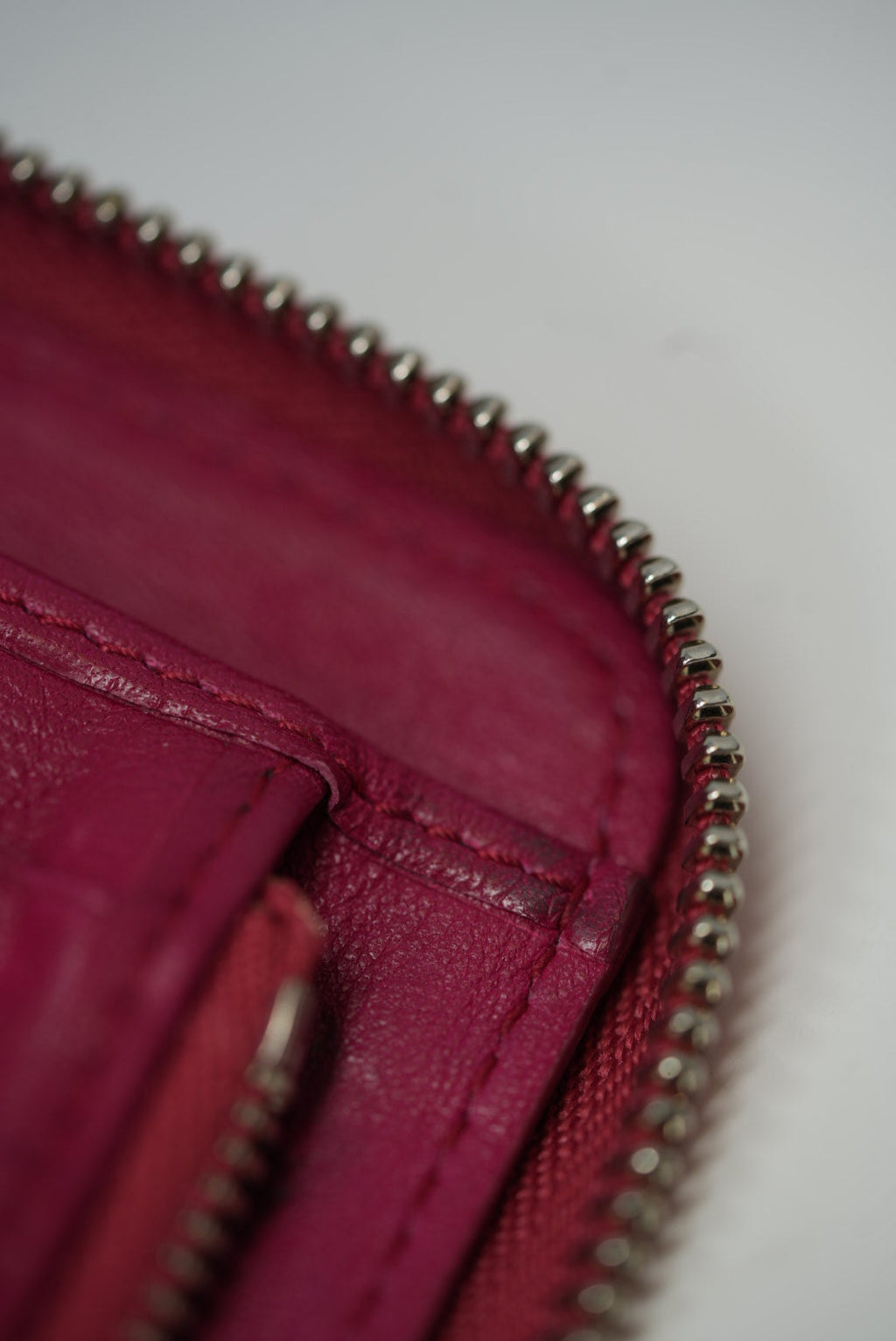 Christian Dior 2012 Pink Patent Zip-up Wallet