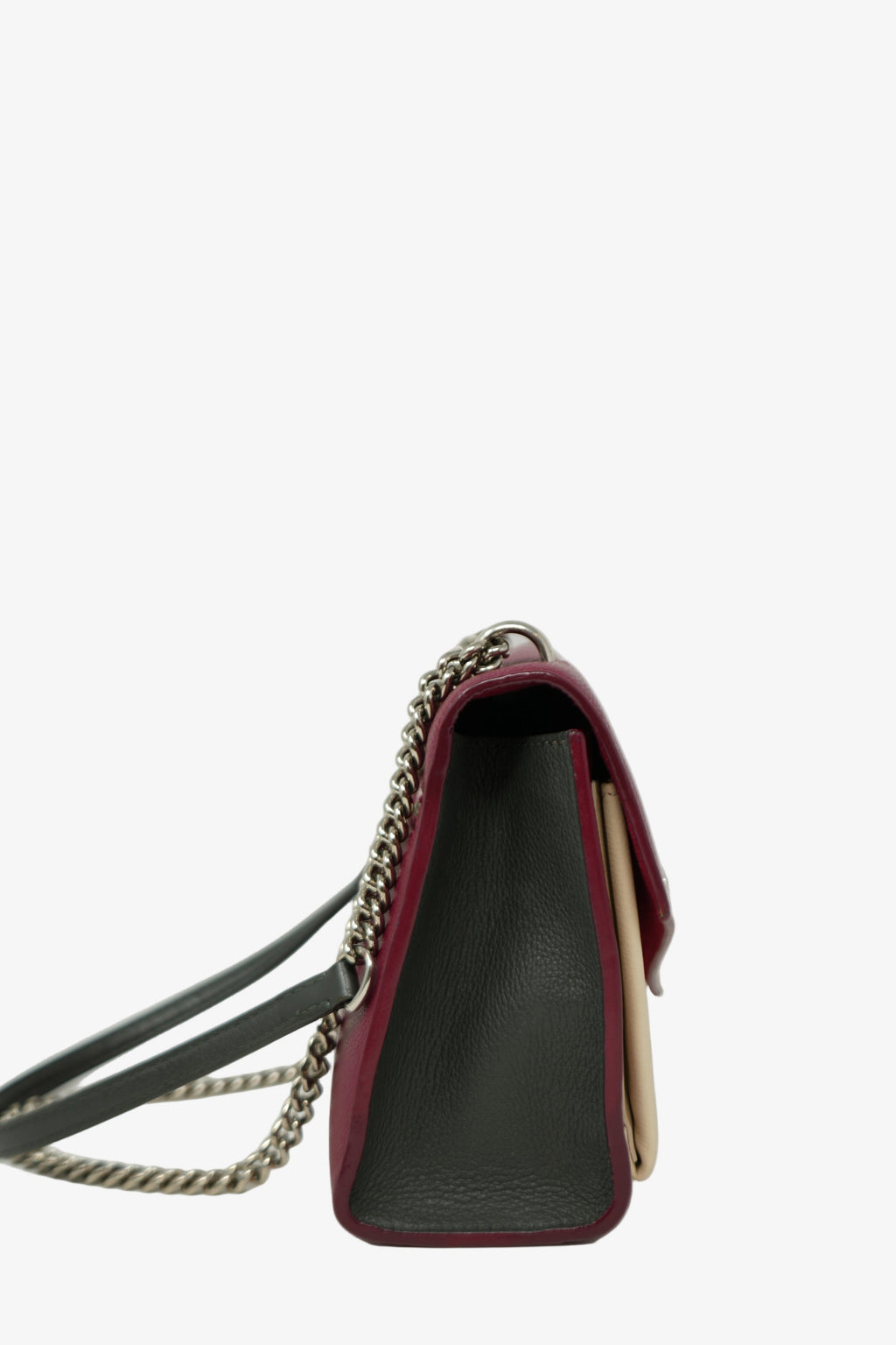 Louis Vuitton 2018 Red Calfskin Leather Medium Mylockme Chain Bag