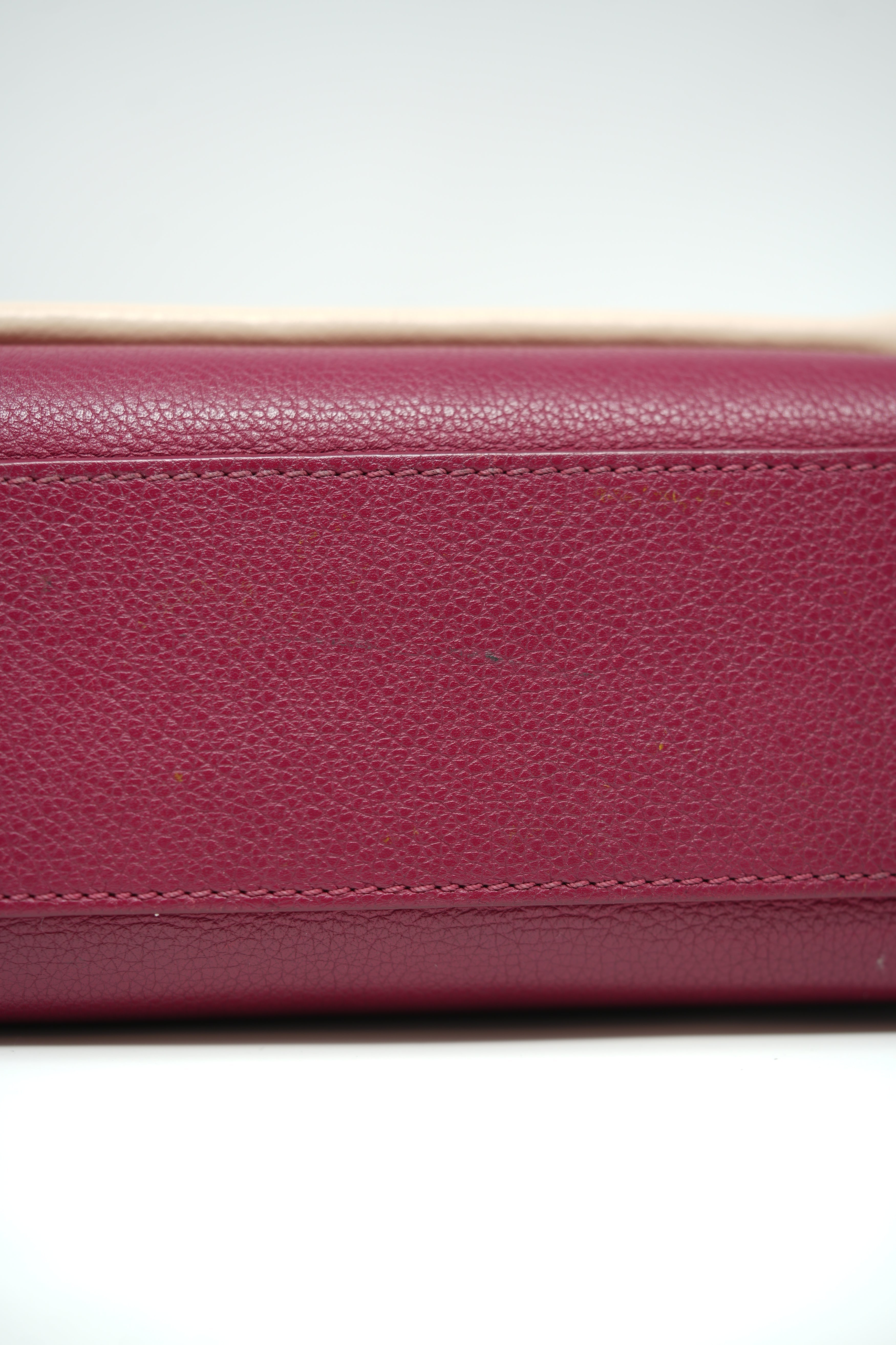 Louis Vuitton 2018 Red Calfskin Leather Medium Mylockme Chain Bag