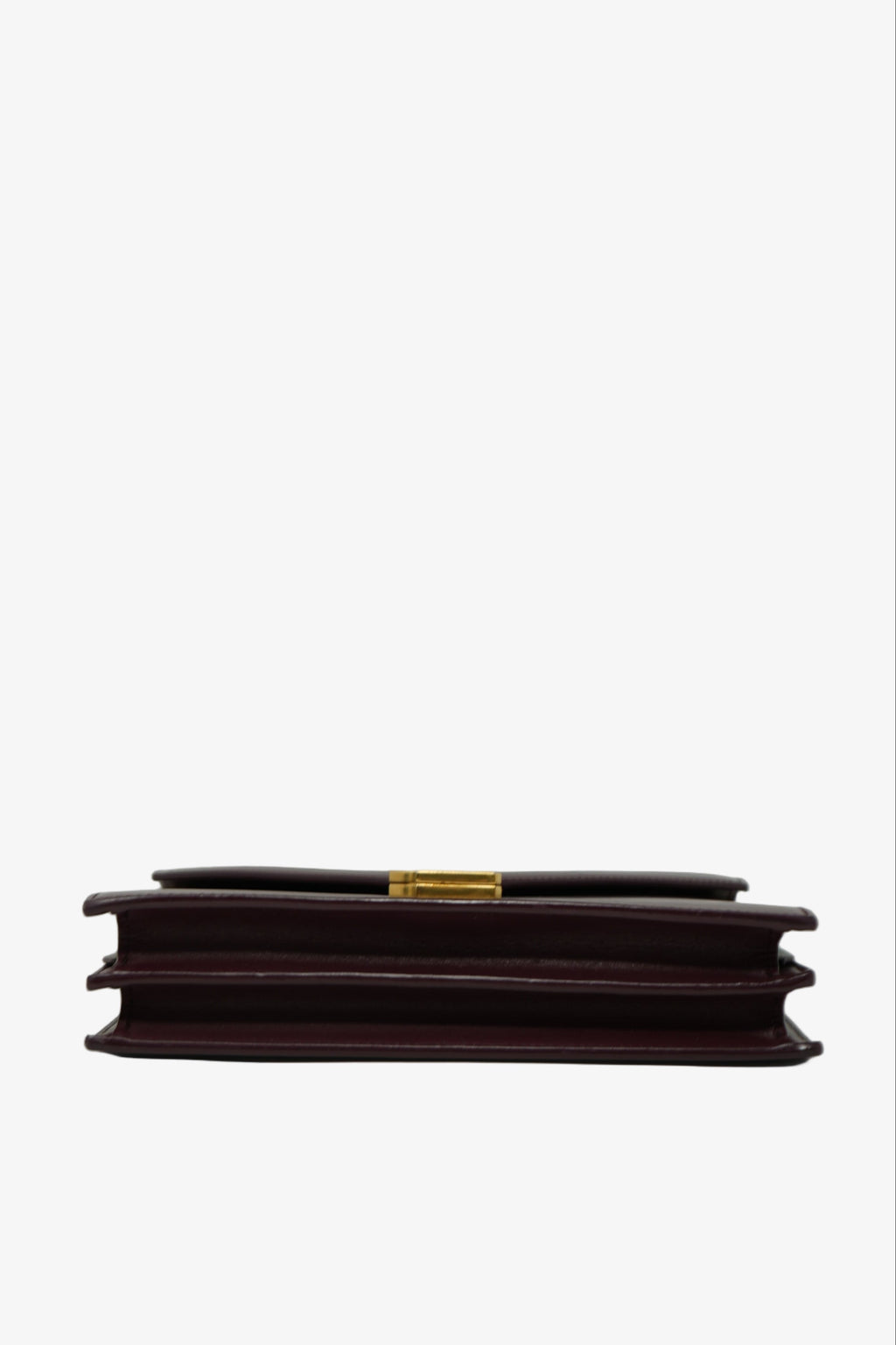 Saint Laurent Red Smooth Calfskin Cassandra Chain Bag