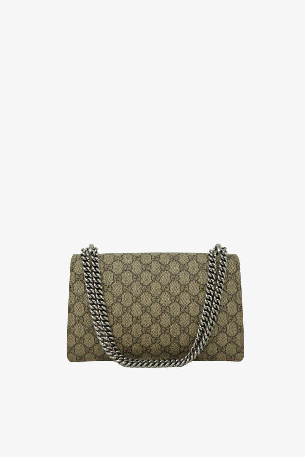 Gucci Canvas/Red Small GG Canvas Dionysus Shoulder Bag