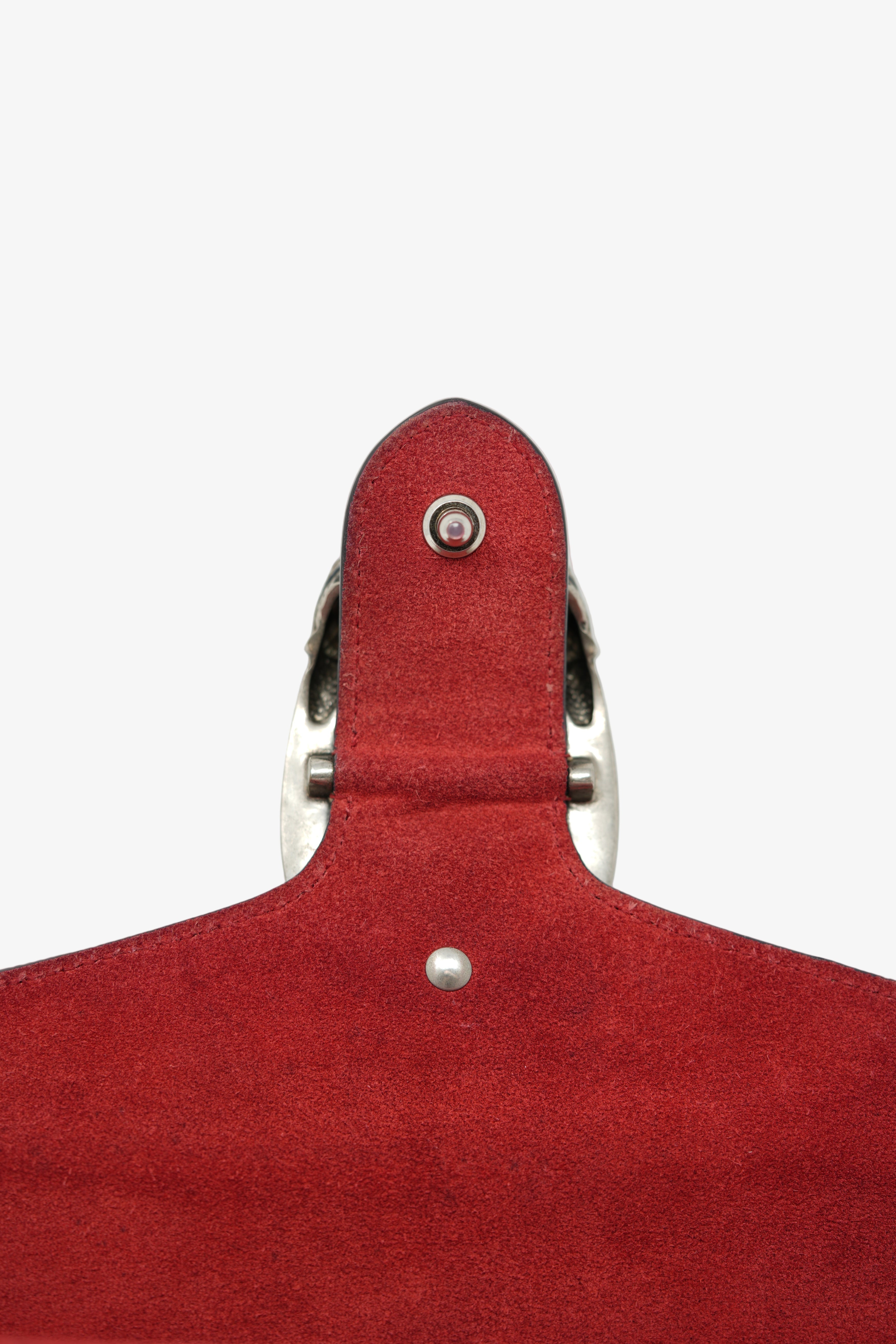 Gucci Canvas/Red Small GG Canvas Dionysus Shoulder Bag
