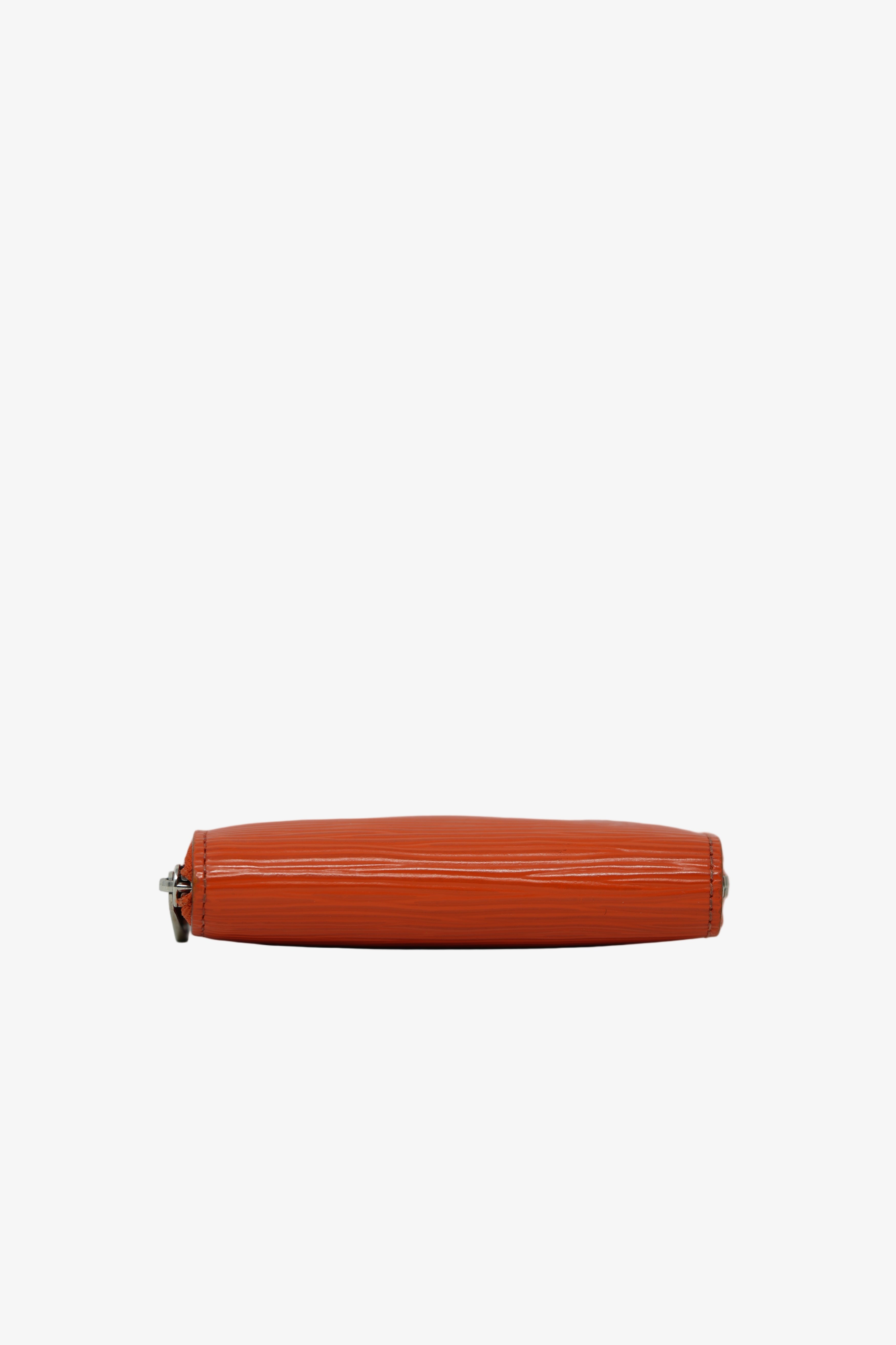 Louis Vuitton Orange Epi Leather Zippy Coin Bag