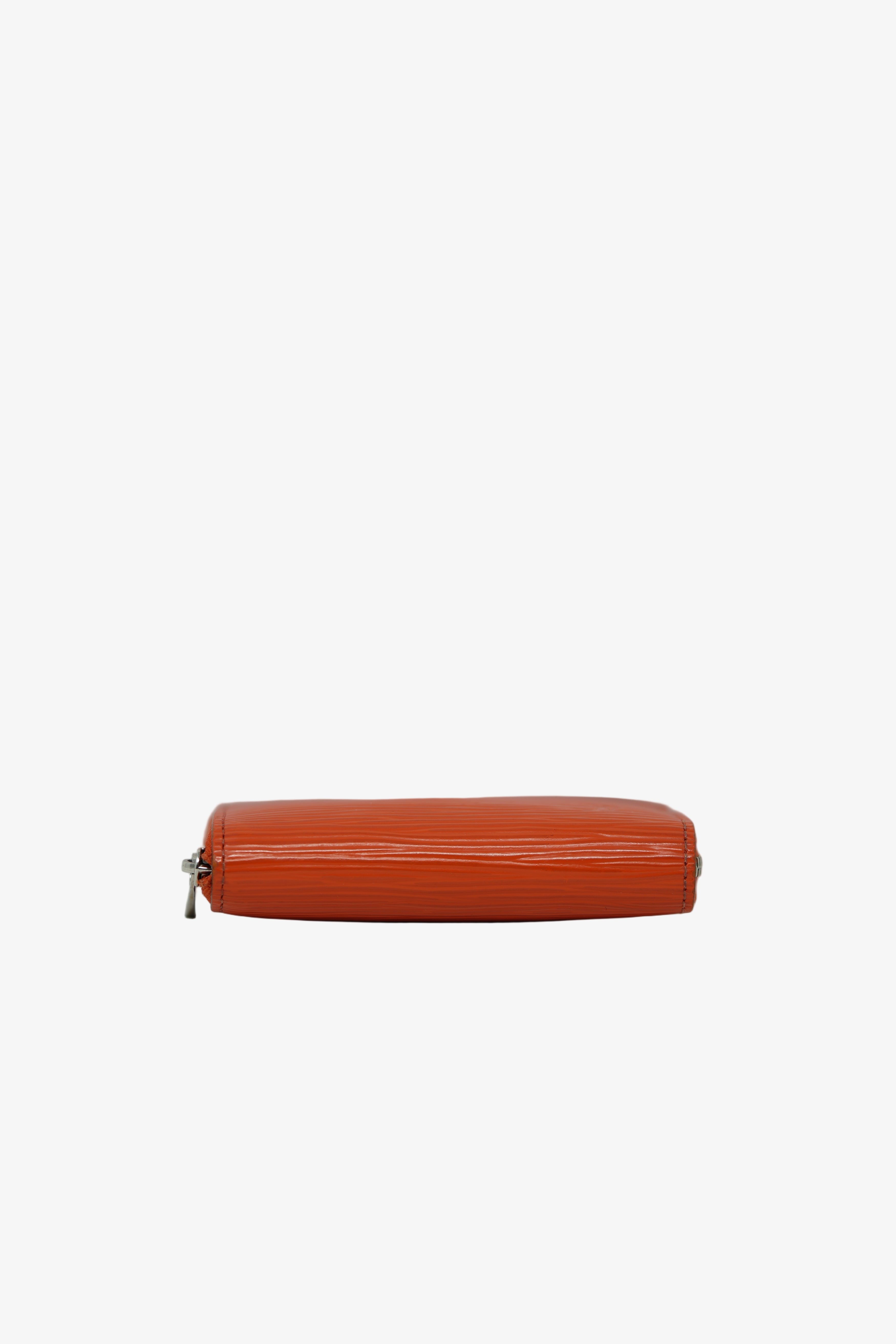 Louis Vuitton Orange Epi Leather Zippy Coin Bag