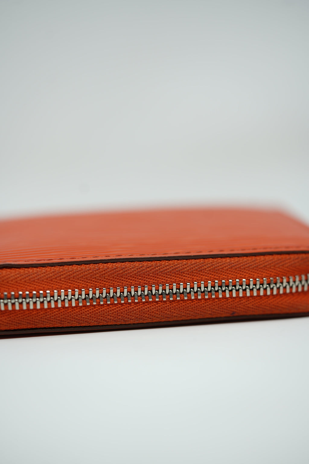 Louis Vuitton Orange Epi Leather Zippy Coin Bag