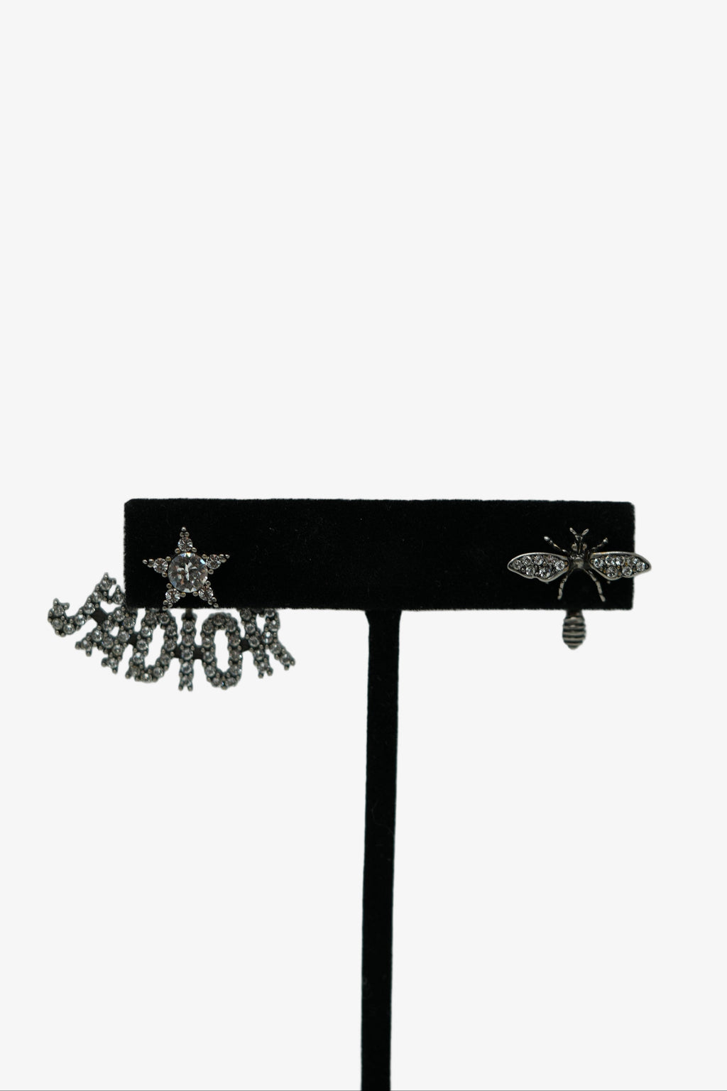 Dior Asymmetrical Bee Earrings