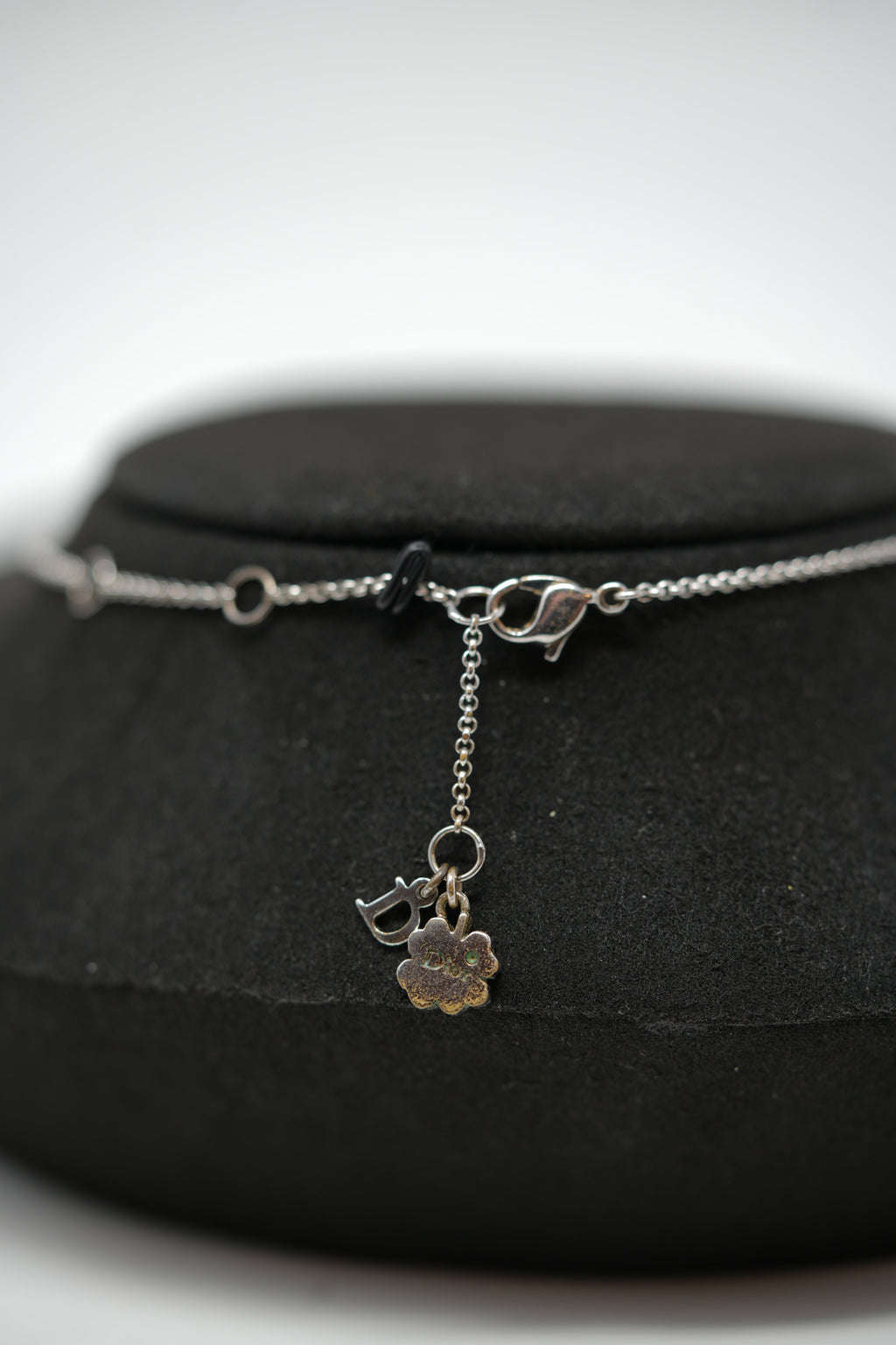 Dior Vintage Diorette Clover Necklace