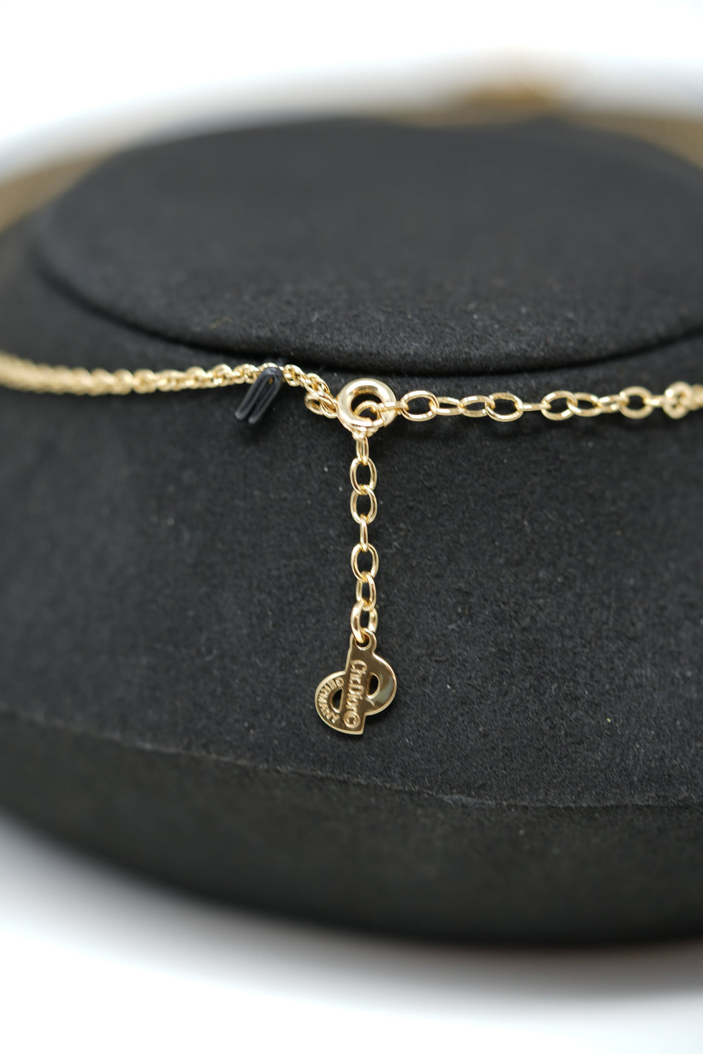 Dior Vintage Gold-Tone Circular CD Necklace