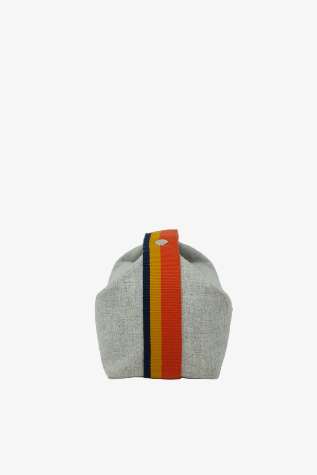 Hermès Grey/Orange Small Canvas Bride-A-Brac Rocabar Bag