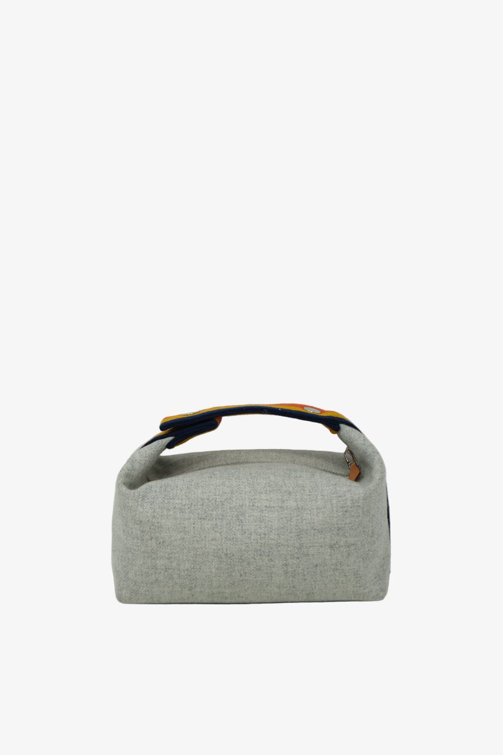 Hermès Grey/Orange Small Canvas Bride-A-Brac Rocabar Bag