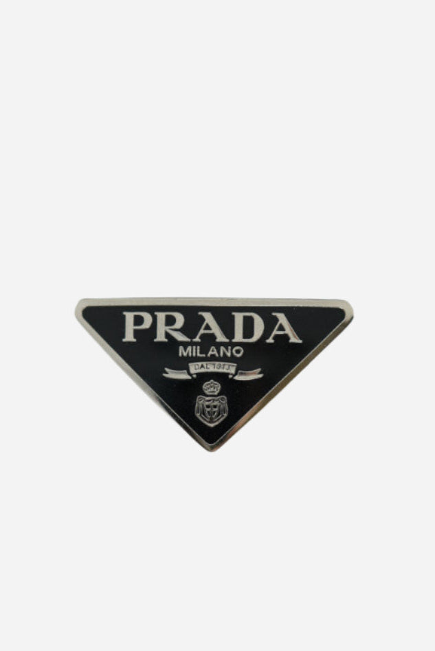 Prada Logo Hair Clip