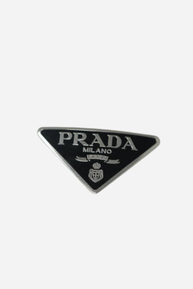Prada Logo Hair Clip