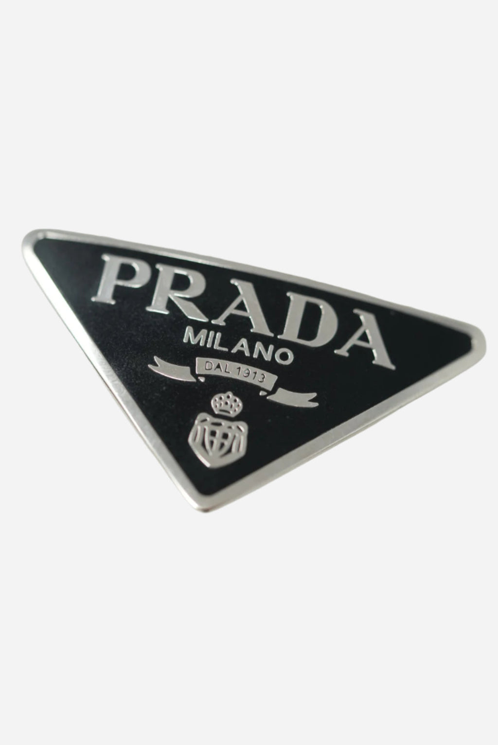 Prada Logo Hair Clip