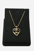 Pre-Owned Chanel 22P Heart CC Logo Necklace