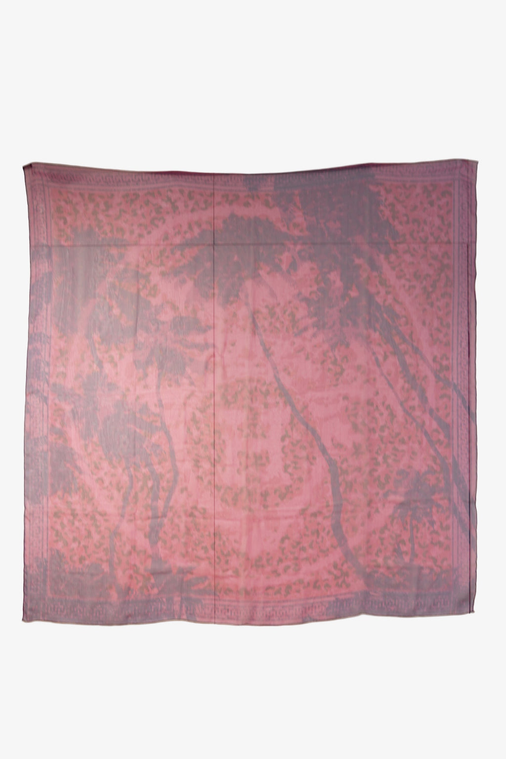 Hermes Silk Mousseline Shawl 135cm