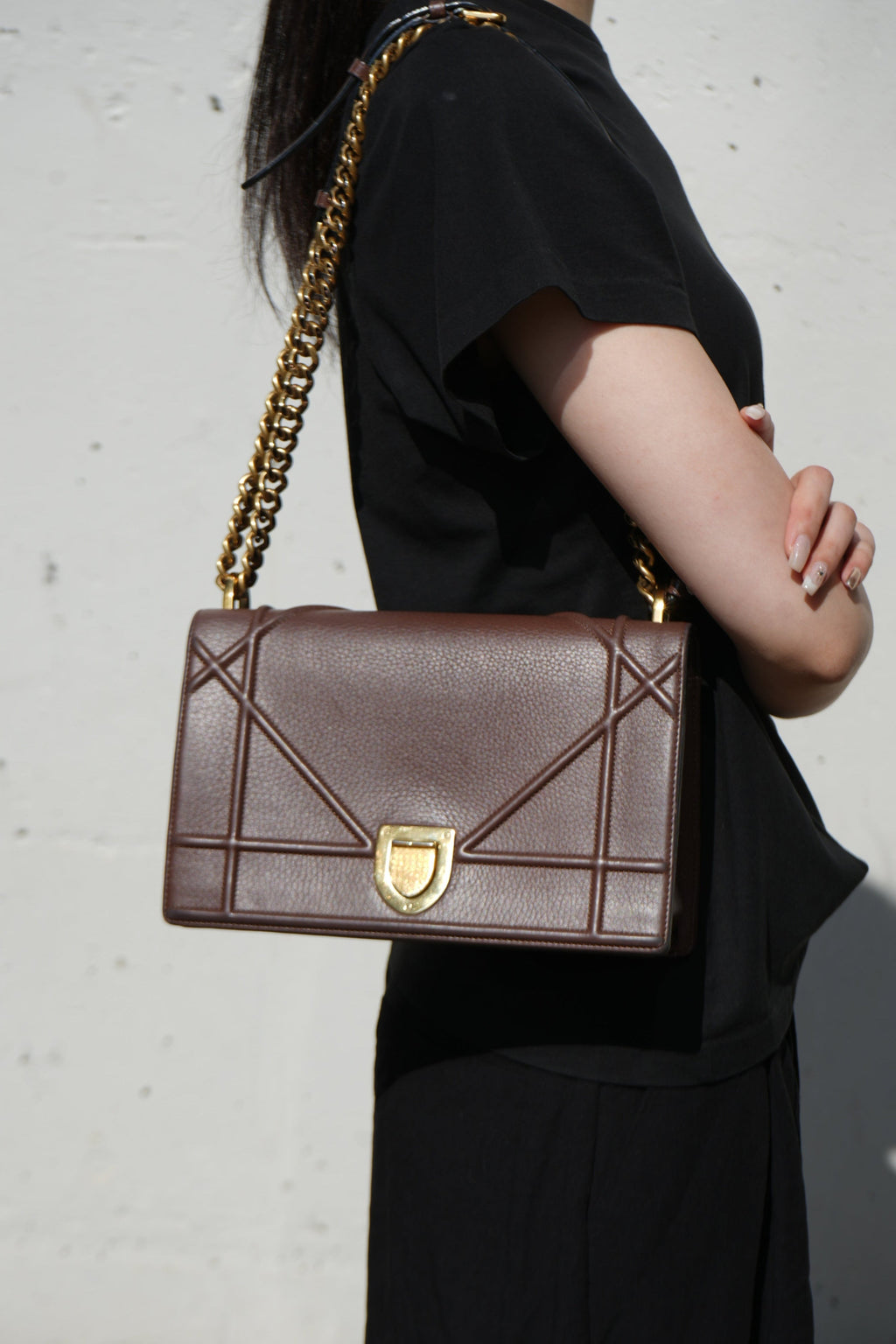 Dior Medium Calfskin Diorama Flap Bag