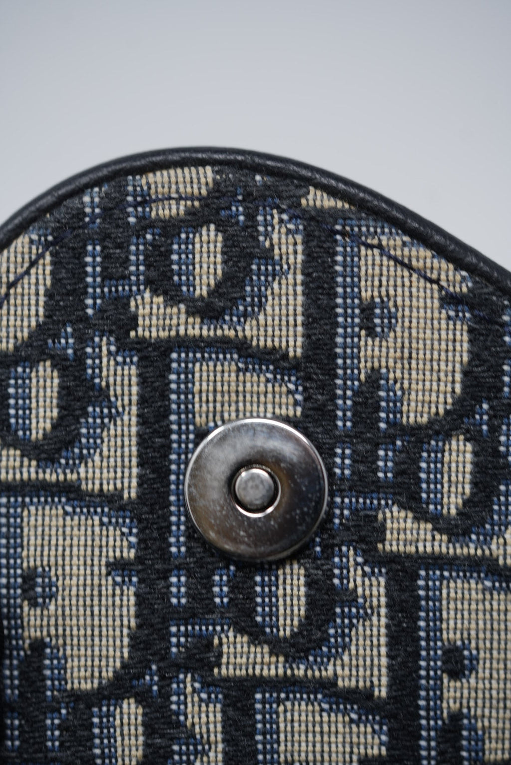 Dior 2020 Blue Oblique Saddle Belt Bag