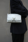 Louis Vuitton 2016 Silver Leather Very Chain Bag