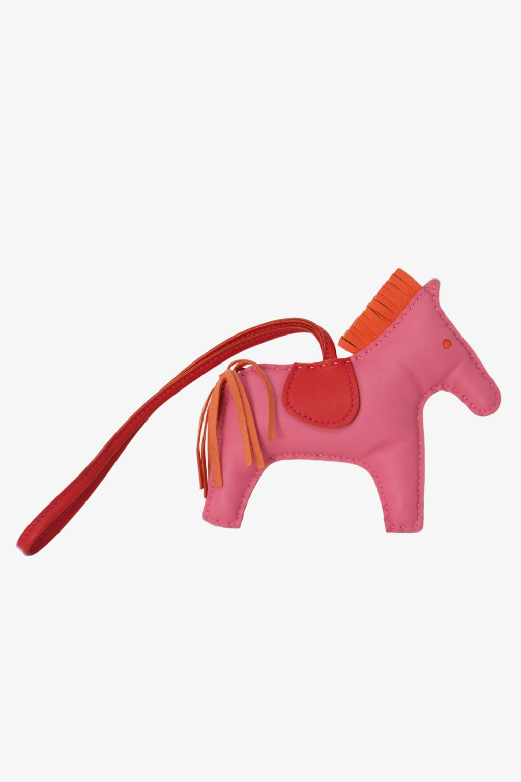 Hermes Leather Pink Rodeo MM