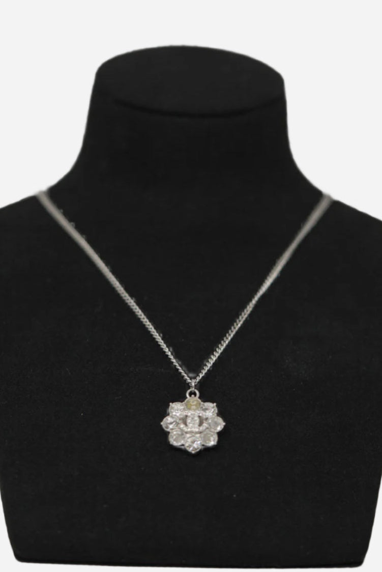 Pre-Owned Chanel 2015 CC Rhinestone Necklace