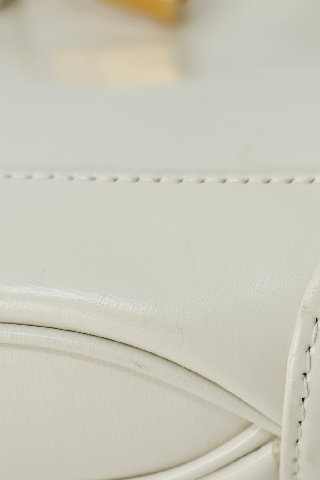 Gucci Jackie 1961 White Small Leather Shoulder Bag