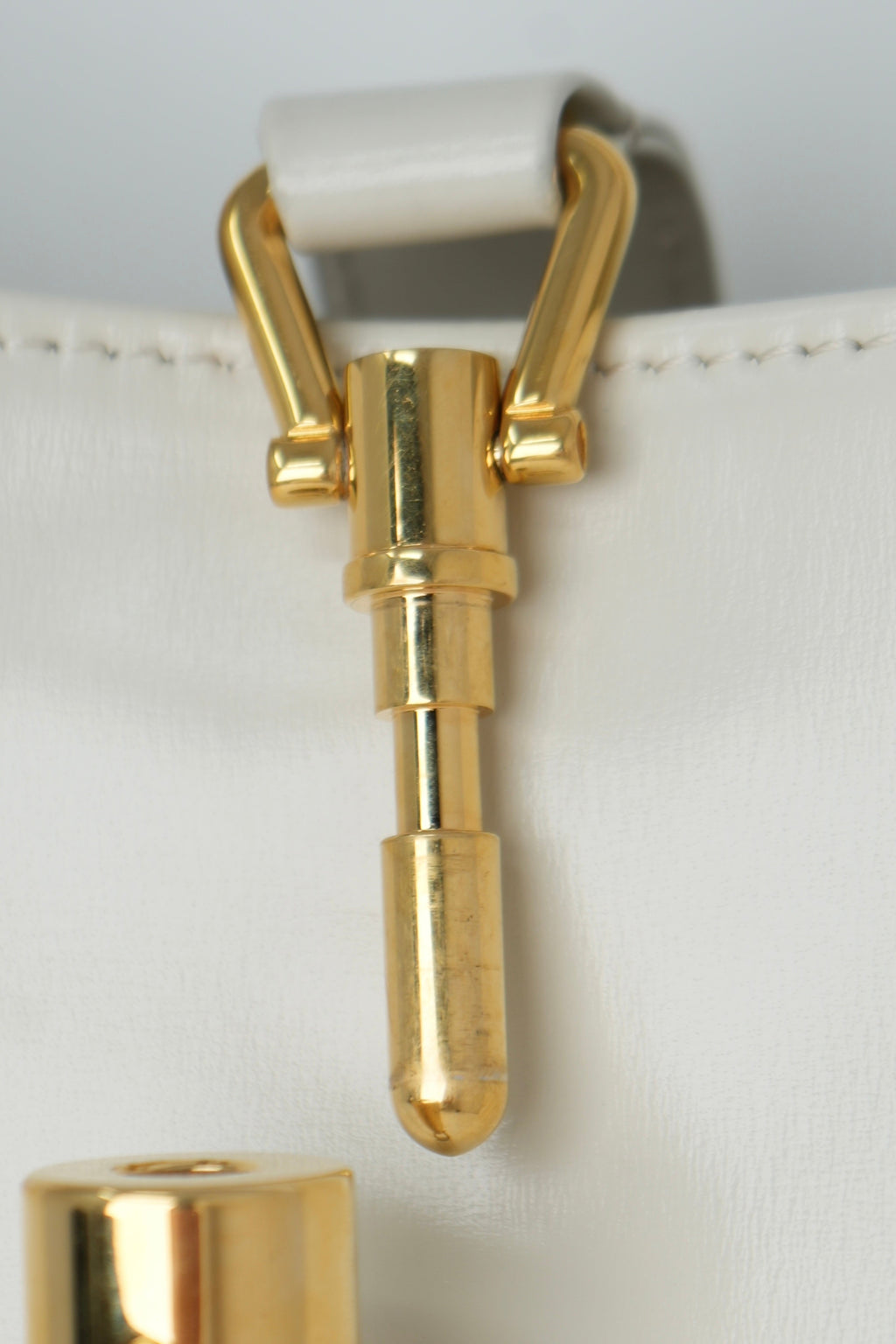 Gucci Jackie 1961 White Small Leather Shoulder Bag