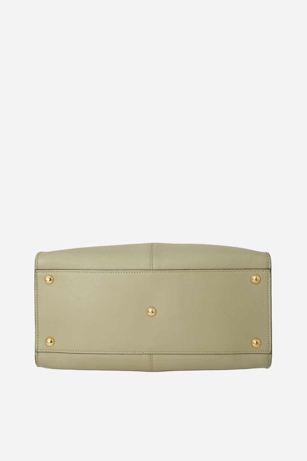 Fendi Vitello Seta Medium Peekaboo X-Lite Mandorlo Bag
