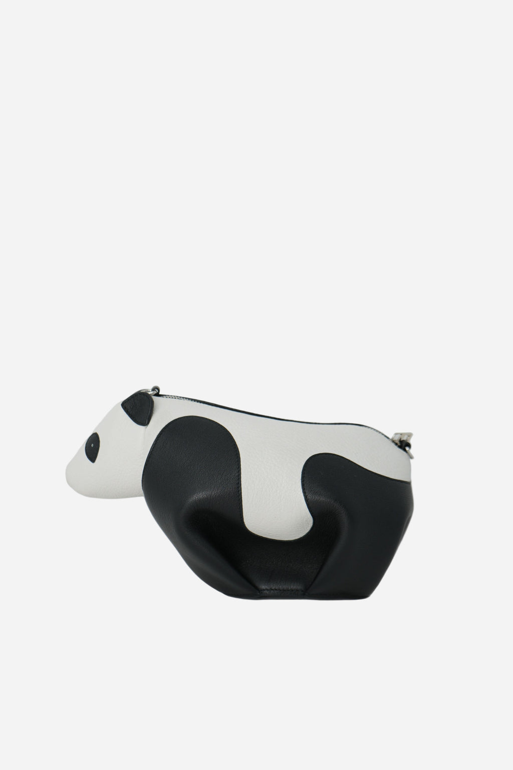 Loewe Black/White Calfskin Panda Crossbody Bag