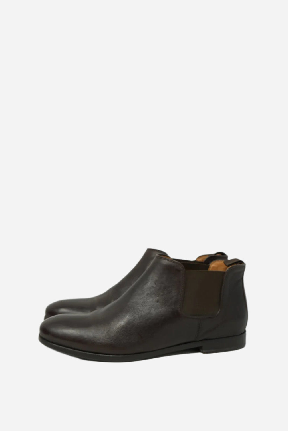 Heschung Brown Leather Ankle Boots Size 36