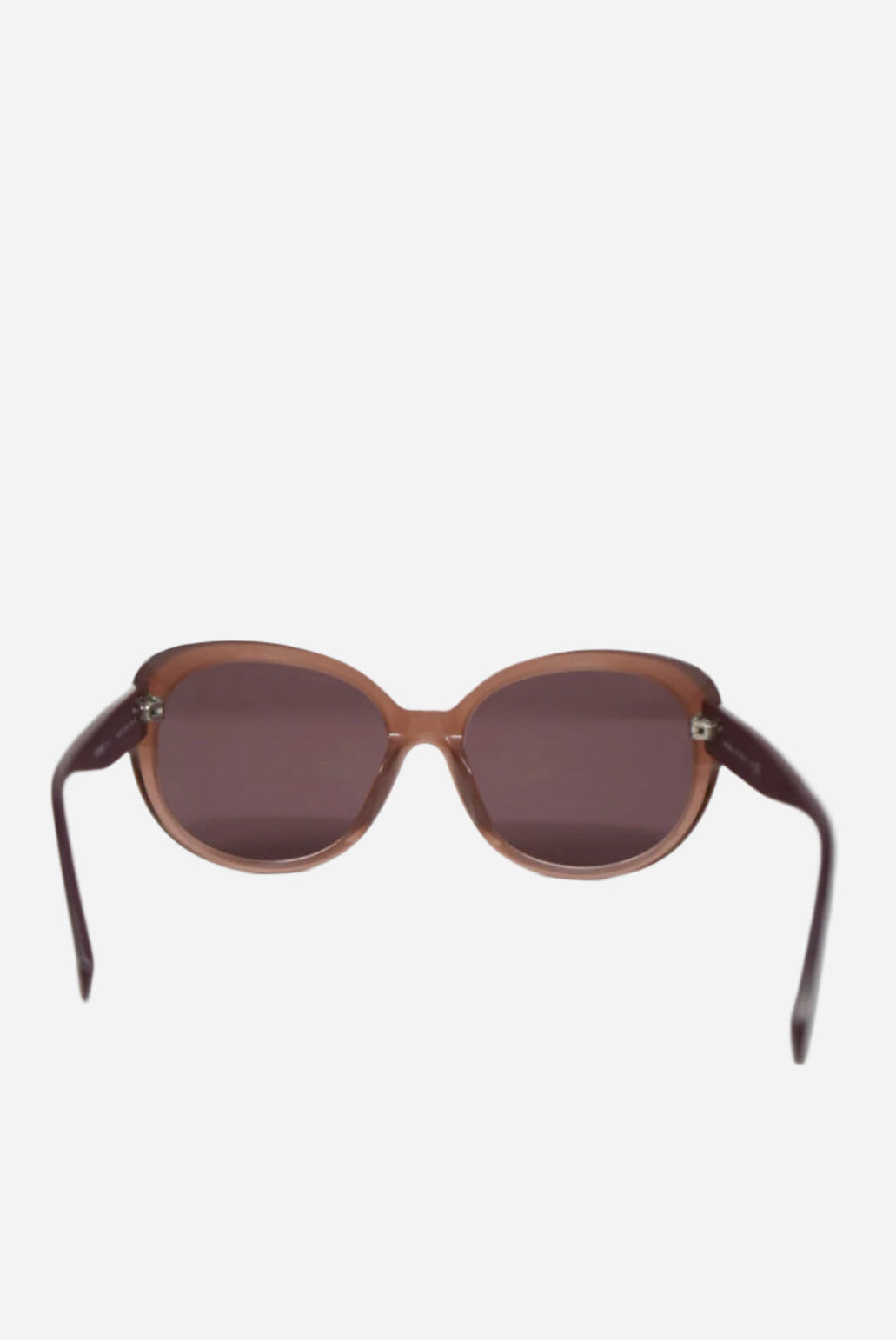 Pre-Owned Chanel Brown Acrylic Sunglasses