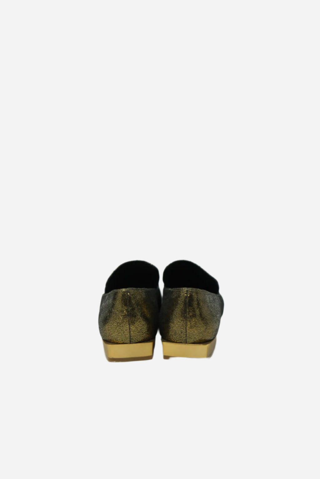 Salvatore Ferragamo Gold Leather Loafer Size 35