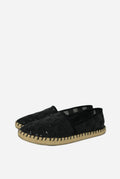 Louis Vuitton  Black Glitter Espadrilles Size 35.5