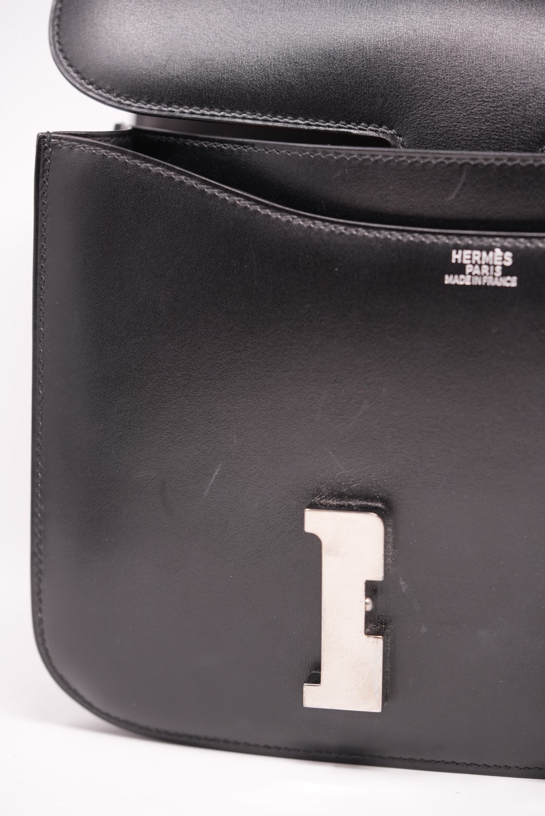 Hermes 2006 Box Leather Constance 23 Shoulder Bag