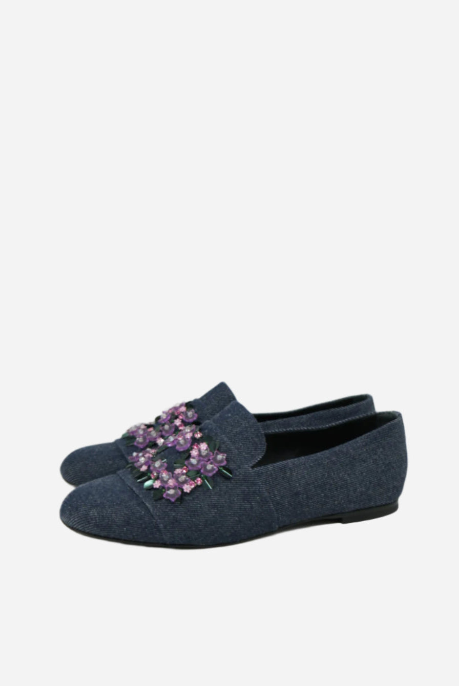 Roger Vivier Denim Loafer Size 36