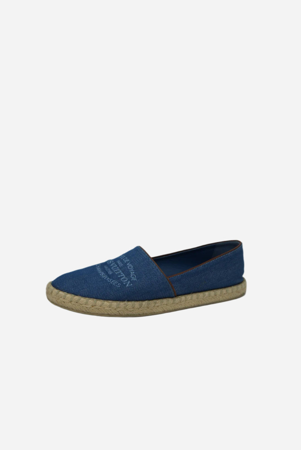 Louis Vuitton Blue Denim De Voyage Flats Size 36.5