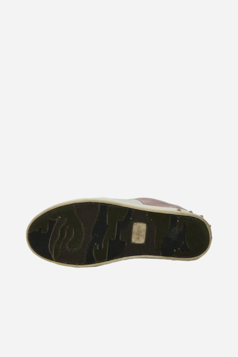 Valentino Pink/White Leather Suede Sneakers Size 35