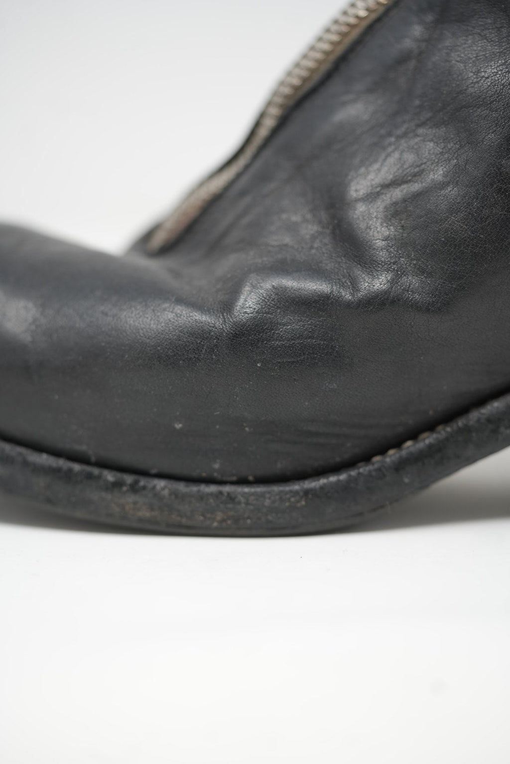 Guidi Black Leather PL1 Ankle Boots Size 36