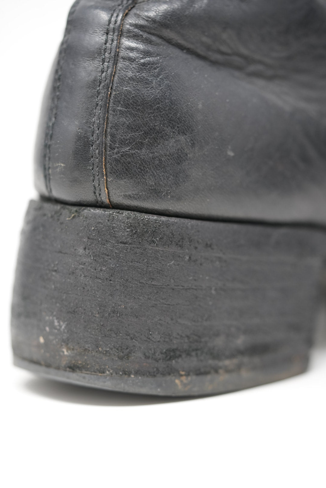 Guidi Black Leather PL1 Ankle Boots Size 36