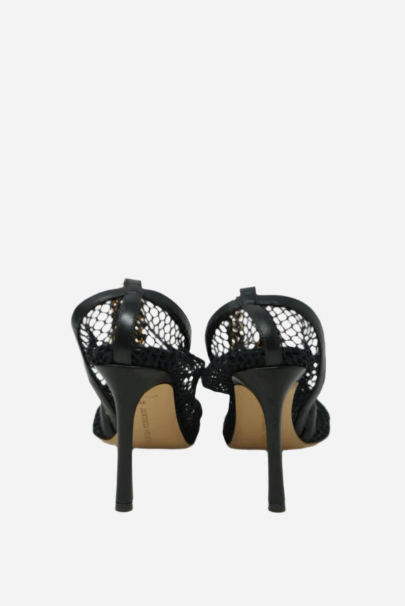 Bottega Veneta Black Chain Ankle Sandals Size 35