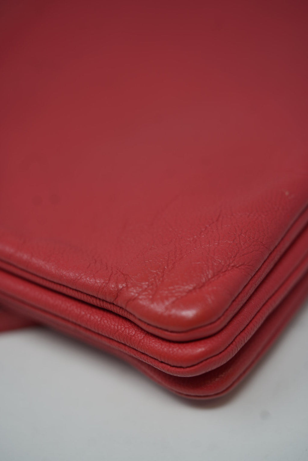 Celine Red Trio Leather Crossbody Color Refurnished