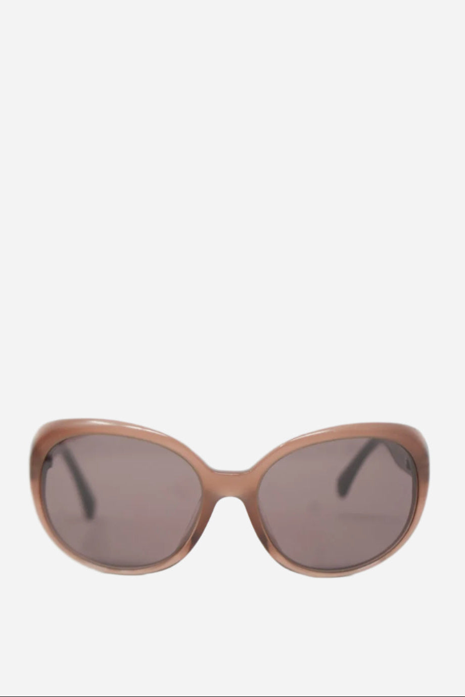 Pre-Owned Chanel Brown Acrylic Sunglasses