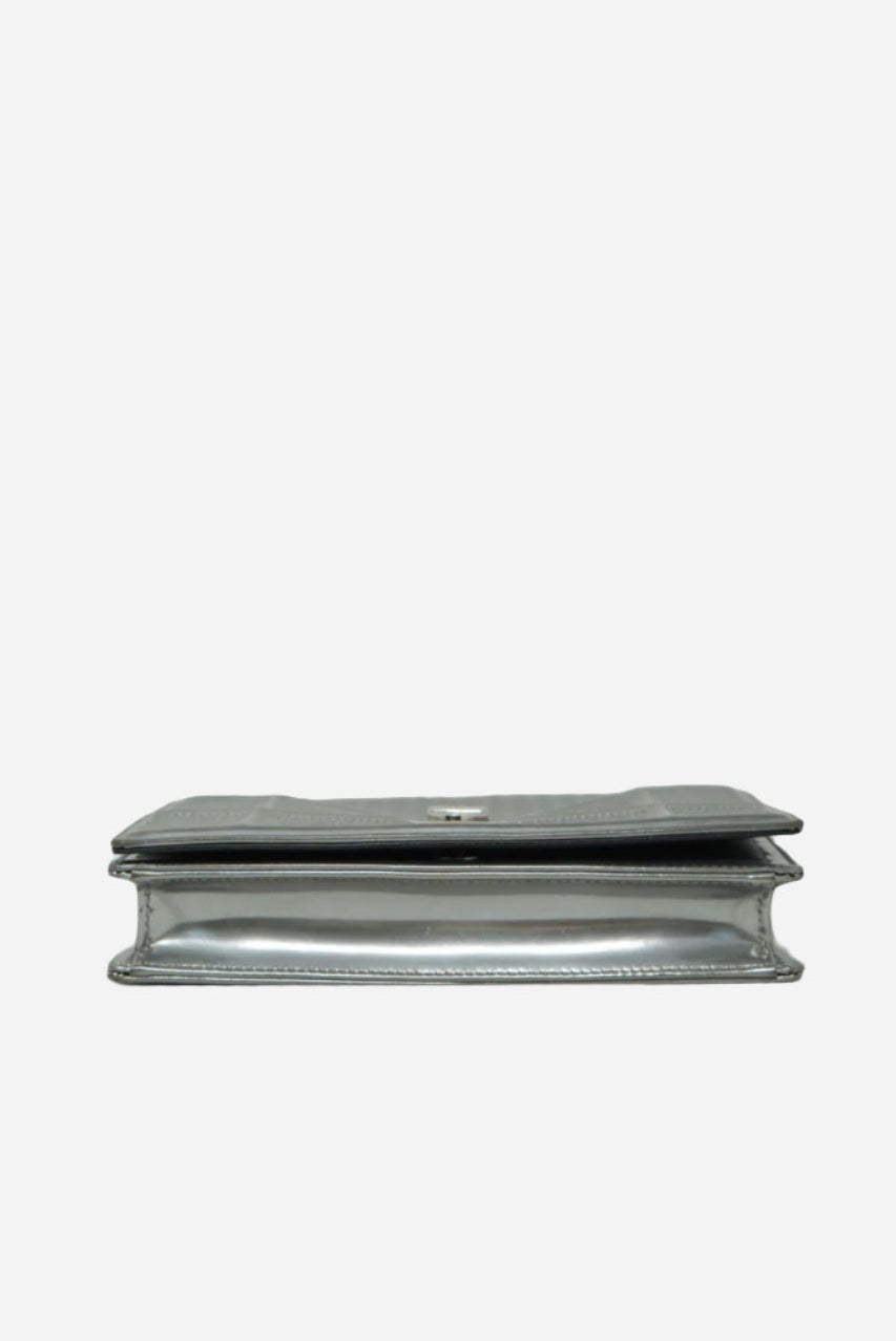 Dior 2017 Metallic Diorama Wallet on Chain