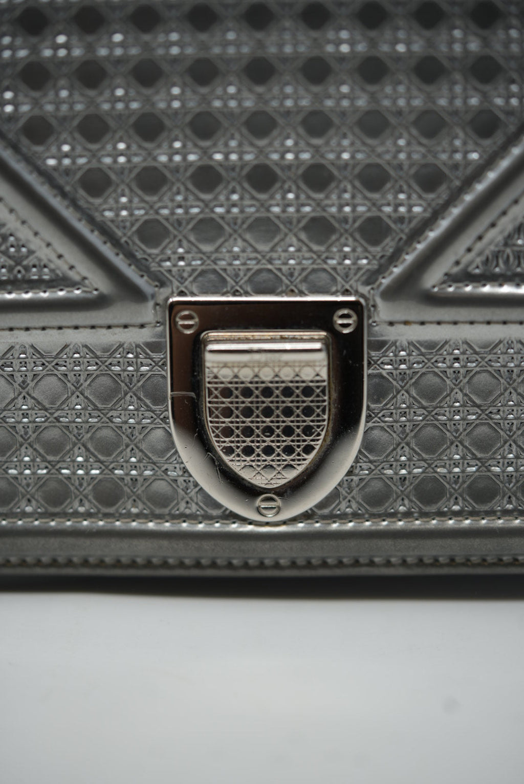 Dior 2017 Metallic Diorama Wallet on Chain