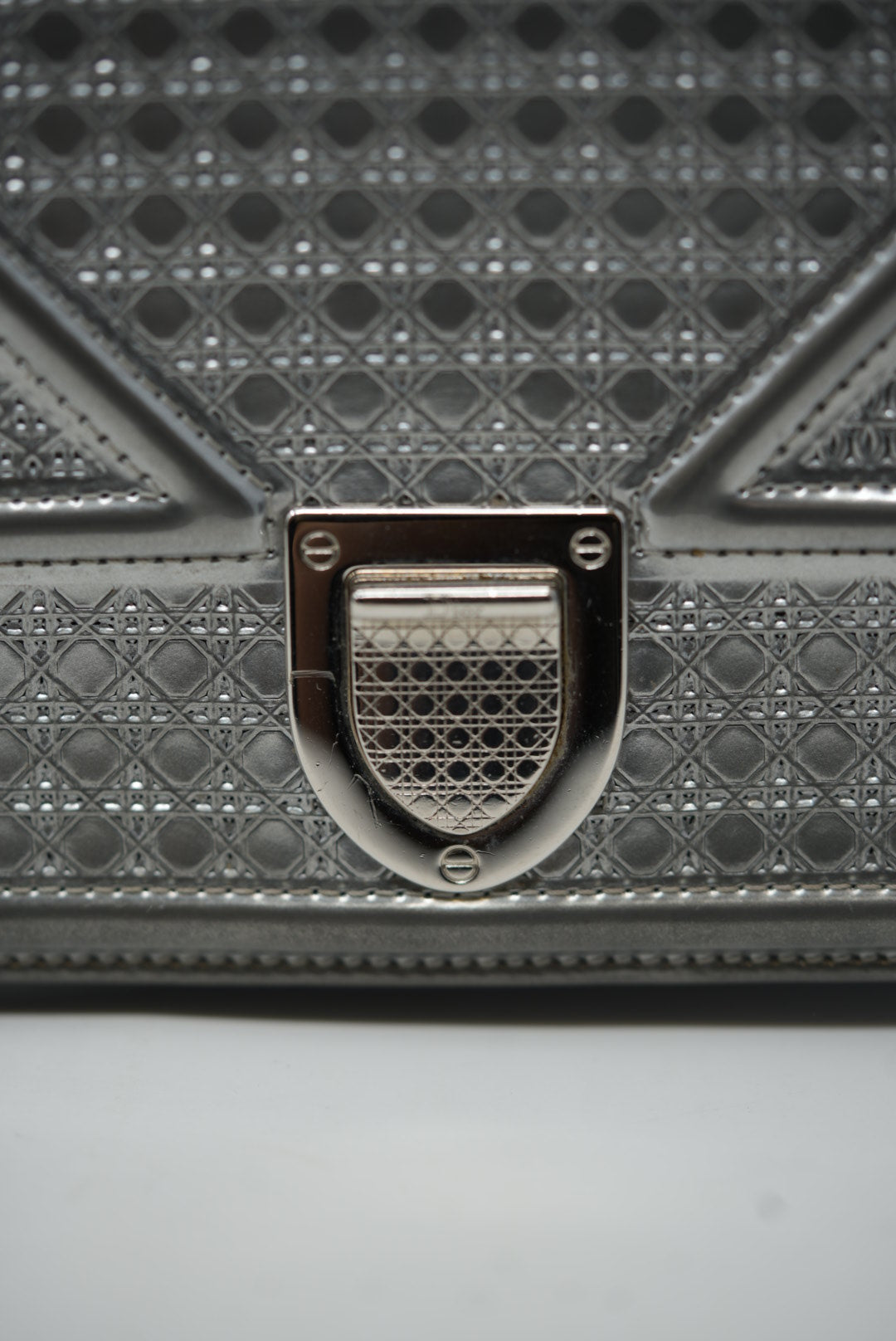 Dior 2017 Metallic Diorama Wallet on Chain