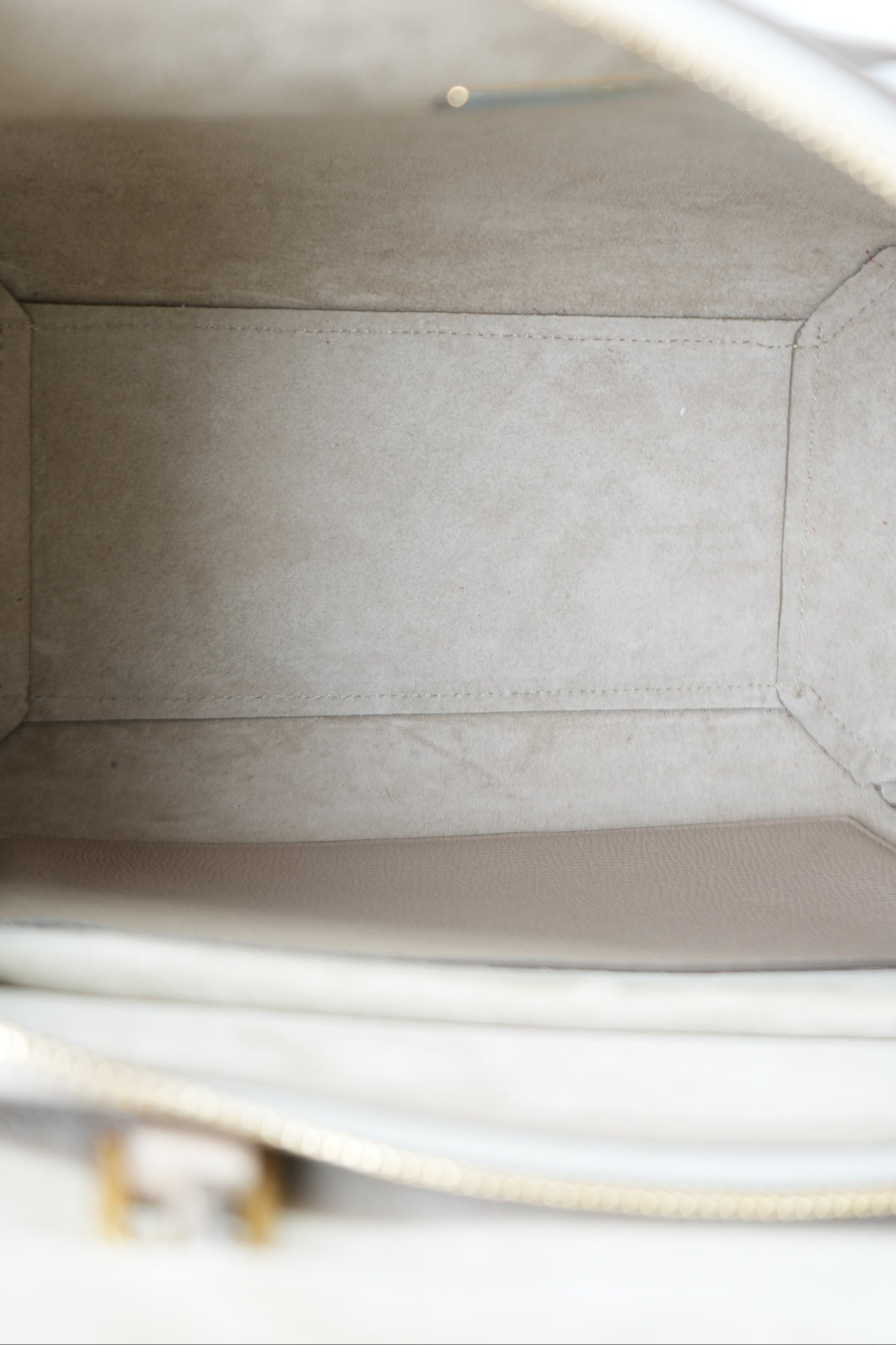 Celine 2019 Light Taupe Grained Calfskin Micro Belt Bag